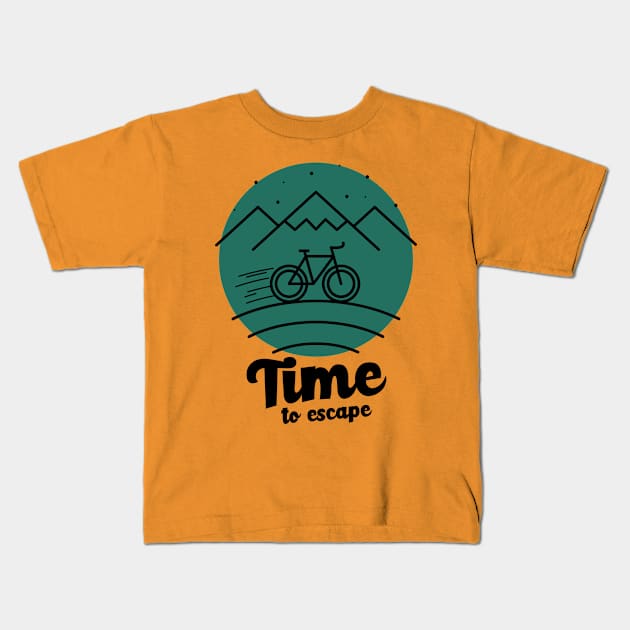 Time To Escape Kids T-Shirt by IoannaS